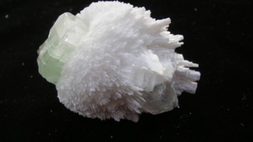 Mesolite Ball with Green Apophyllite