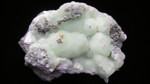 Green Prehnite Crystals from Basking Ridge, NJ For Sale