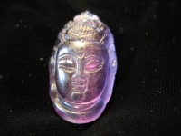 Kwan-Yin Buddha - Fluorite - For Sale - Fossils-Crystals.com