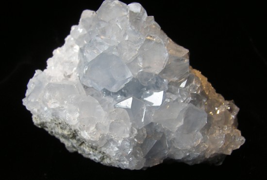 Clear Blue Celestite Crystals - For Sale - Fossils-Crystals.com