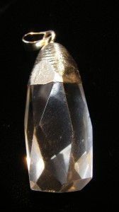 Faceted Quartz Pendant - For Sale - Fossils-Crystals.com